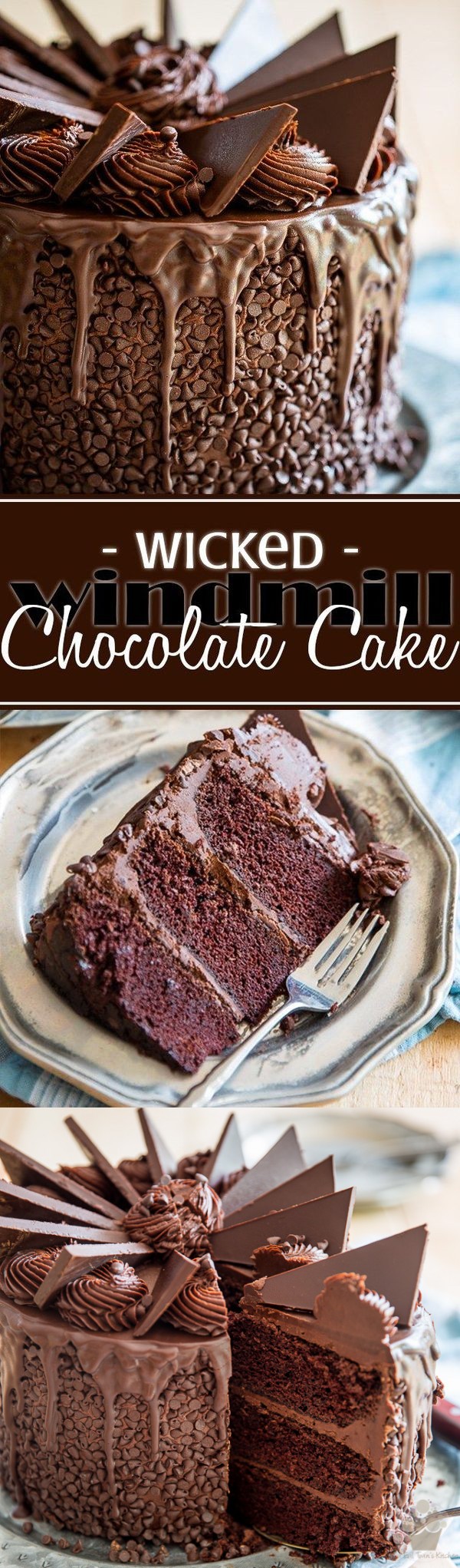 Wicked Windmill Chocolate Cake