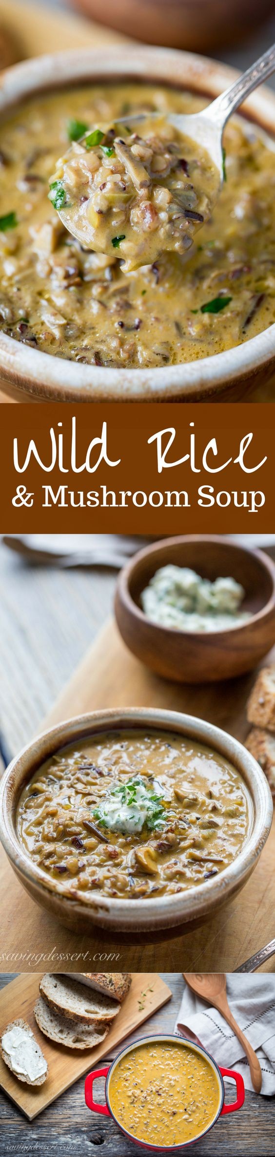 Wild Rice & Mushroom Soup