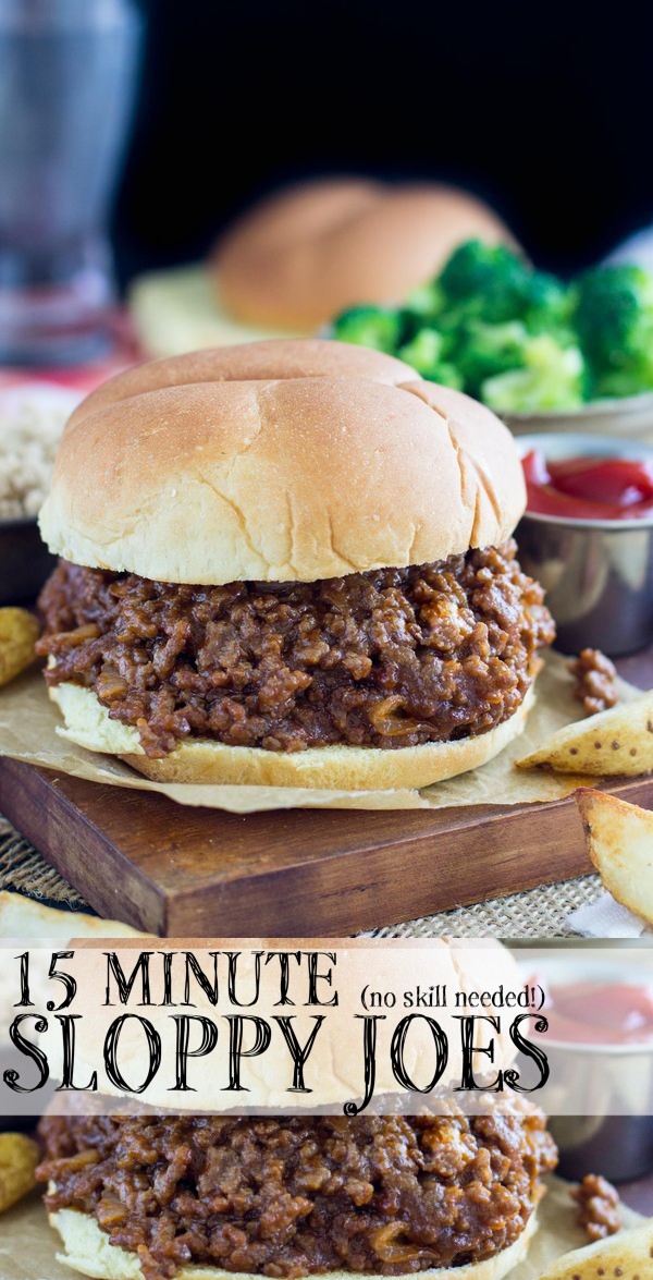 15 Minute Sloppy Joes