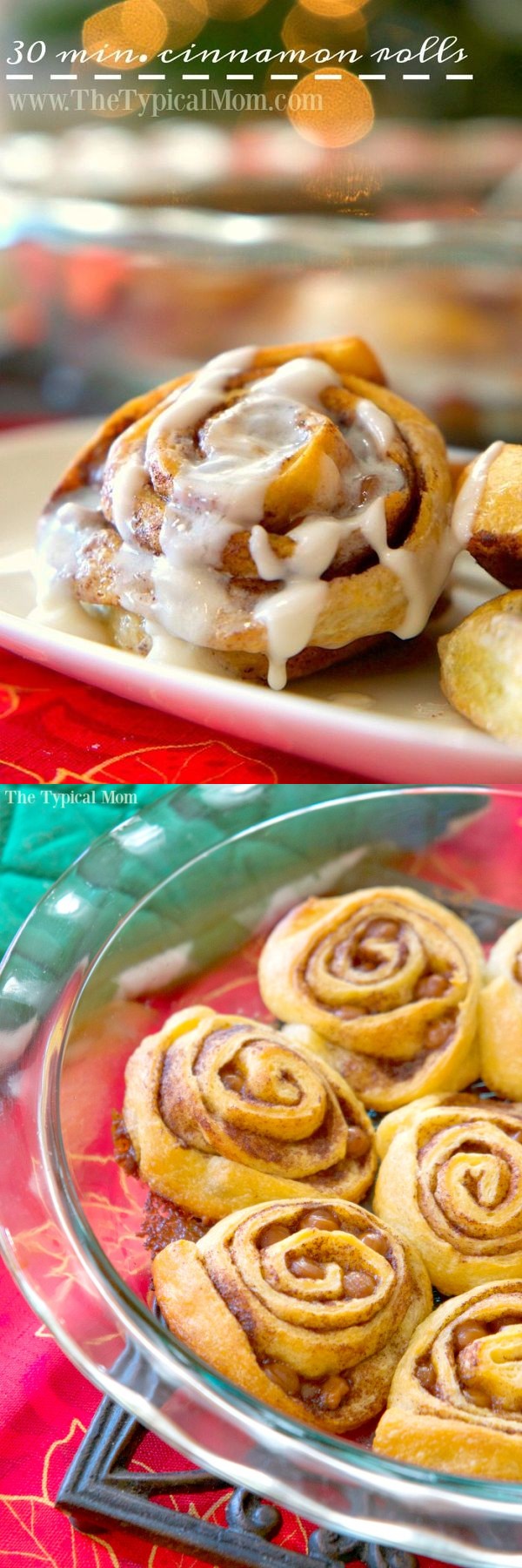 30 minute caramel cinnamon rolls