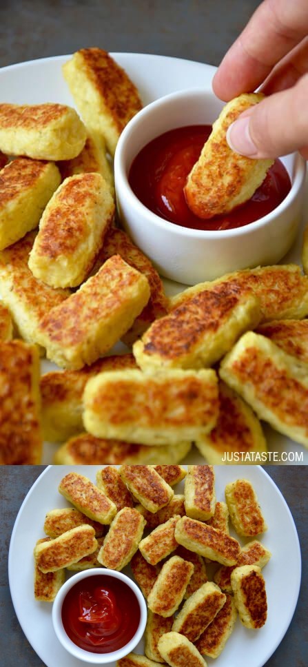 5-Ingredient Baked Cauliflower Tots