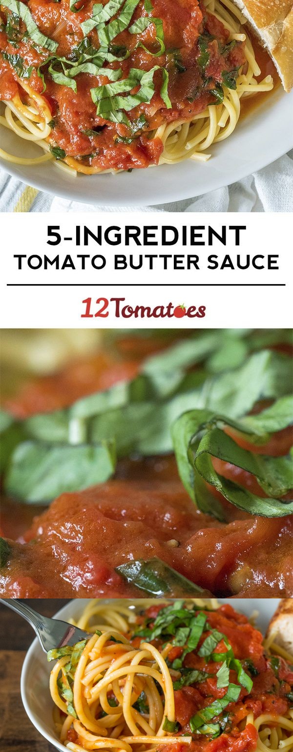 5-Ingredient Tomato Butter Sauce