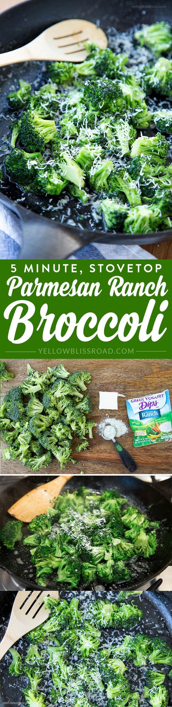 5-Minute Parmesan Ranch Broccoli