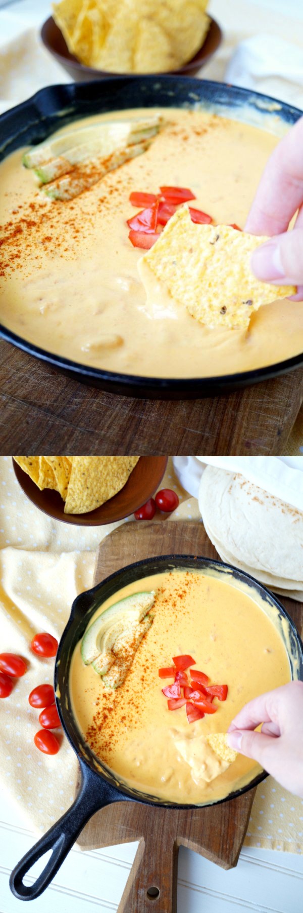 6-ingredient traditional yellow queso