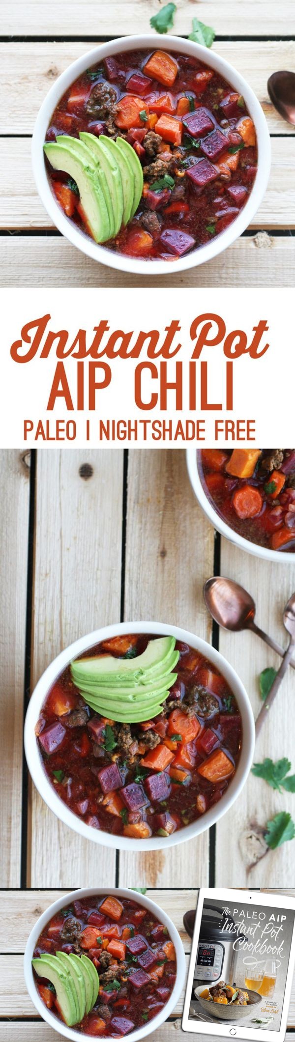 AIP Instant Pot Chili & The Paleo/AIP Instant Pot Cookbook Launch