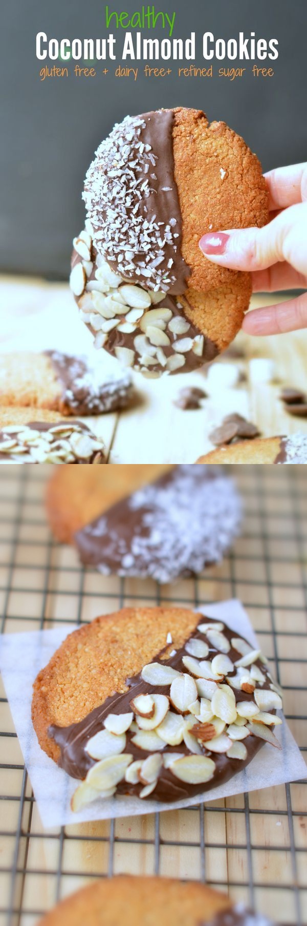 Almond coconut cookie