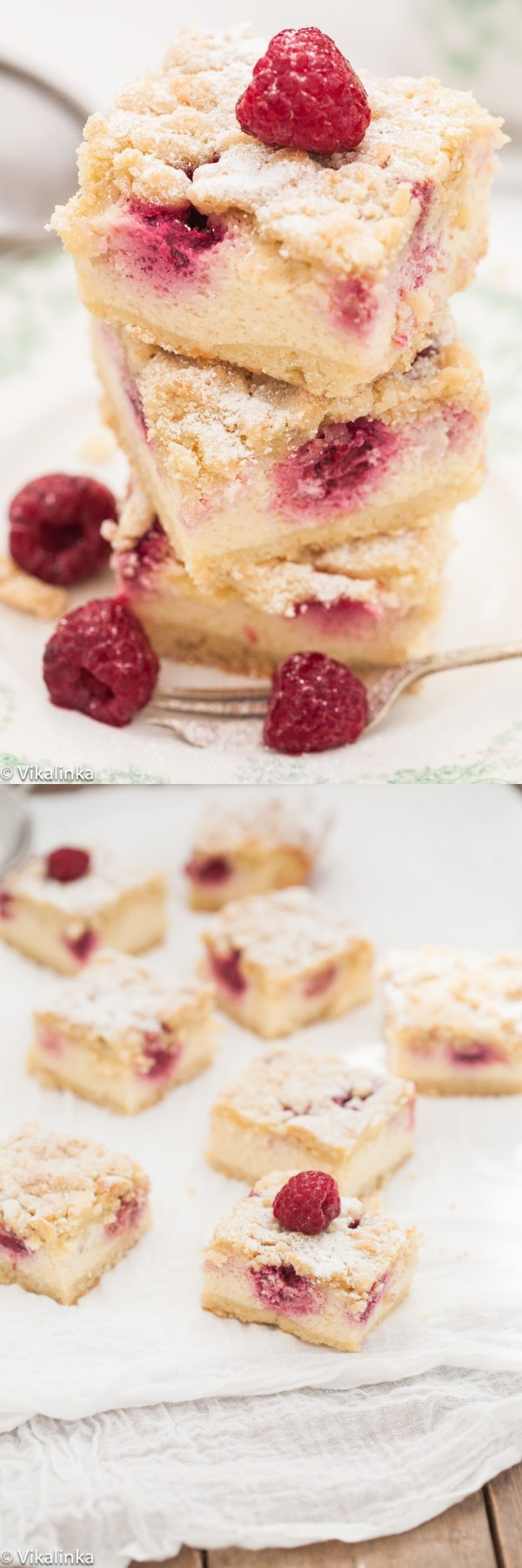 Almond Raspberry Cheesecake Bars