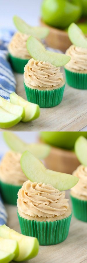 Apple Peanut Butter Cupcakes