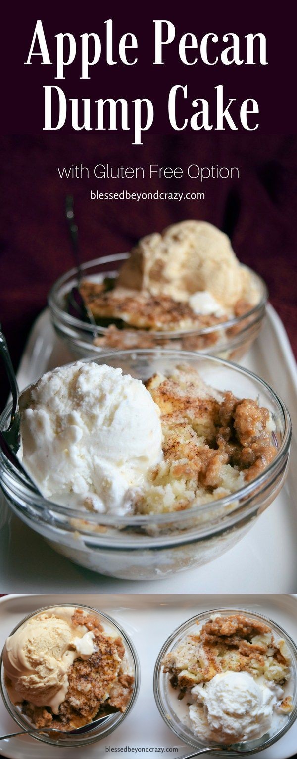 Apple Pecan Dump Cake