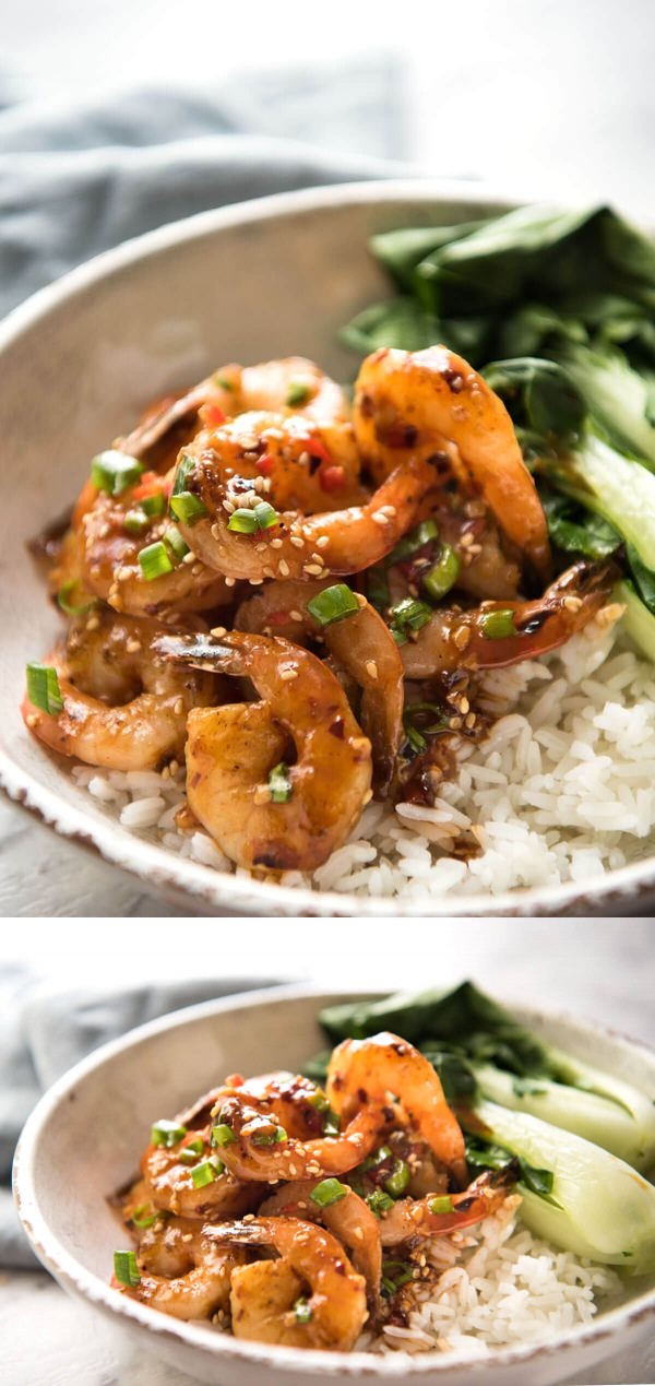 Asian Chilli Garlic Prawns (Shrimp