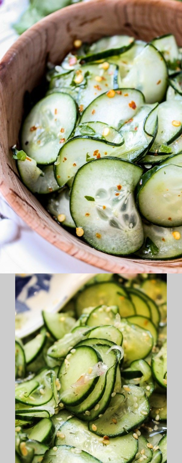 Asian Marinated Cucumber Salad