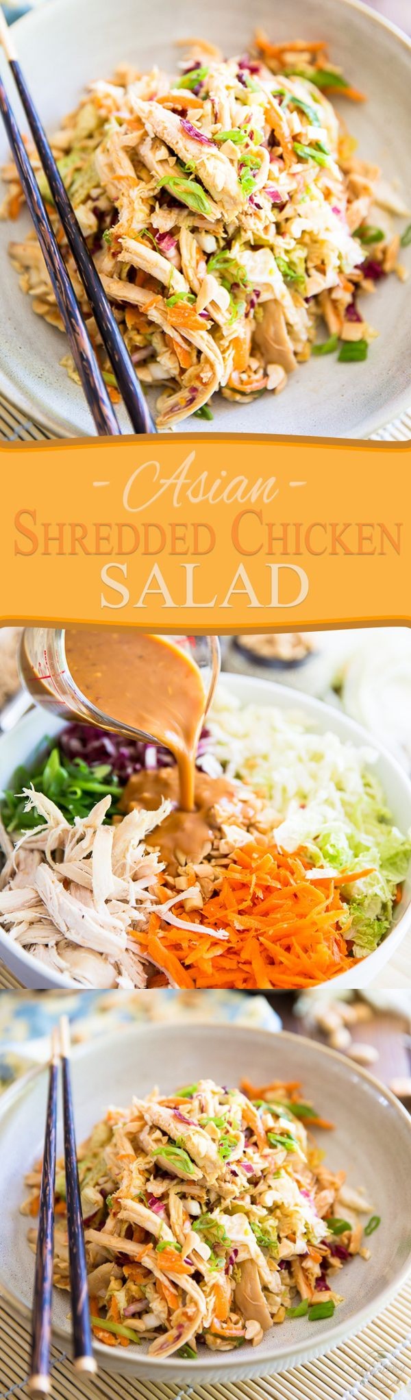 Asian Shredded Chicken Salad