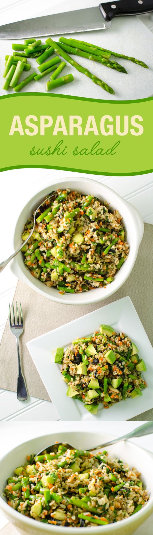 Asparagus Sushi Salad