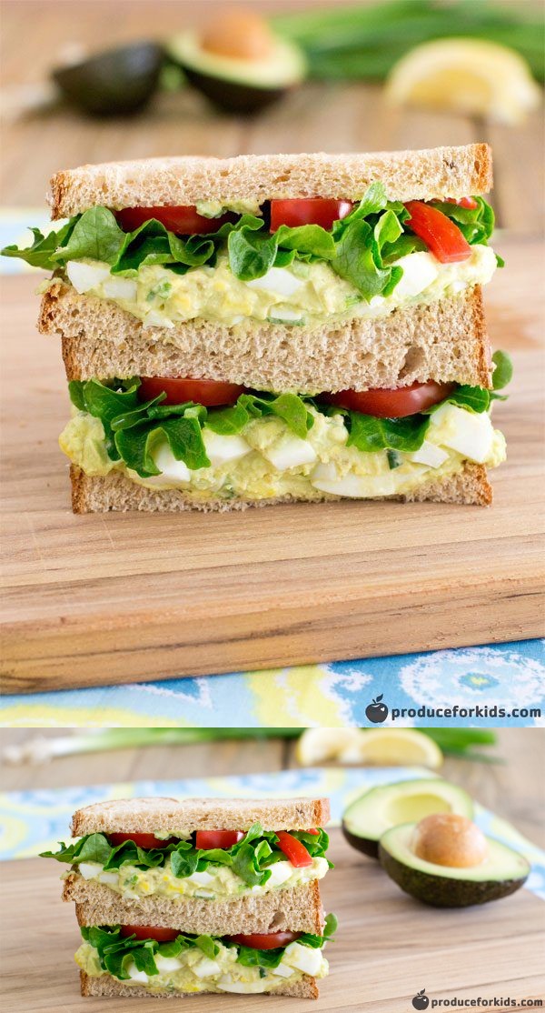 Avocado Egg Salad Sandwich