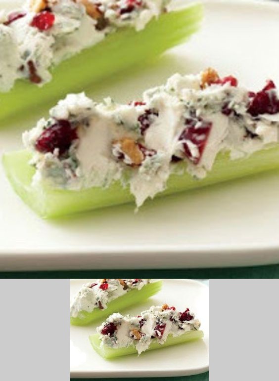 Bacon-Cranberry-Walnut Stuffed Celery