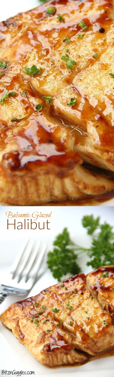 Balsamic-Glazed Halibut