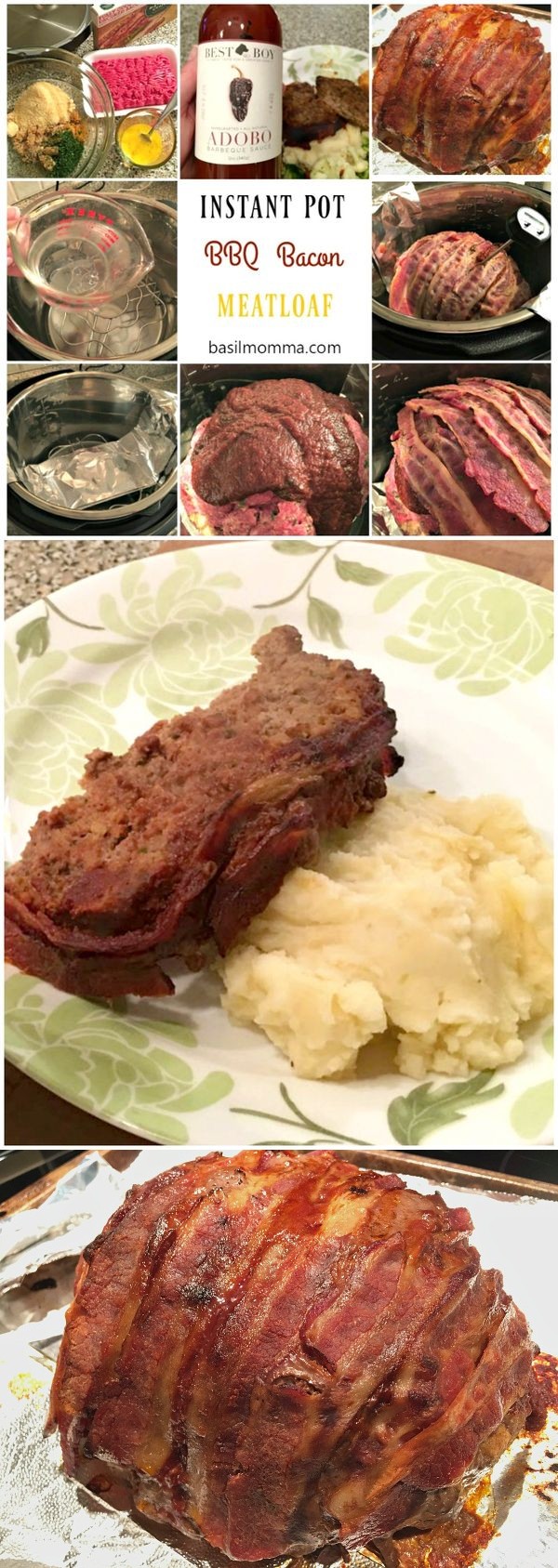 BBQ Bacon Meatloaf (Instant Pot