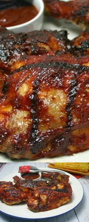 BBQ Chicken with Memphis-Style BBQ Sauce