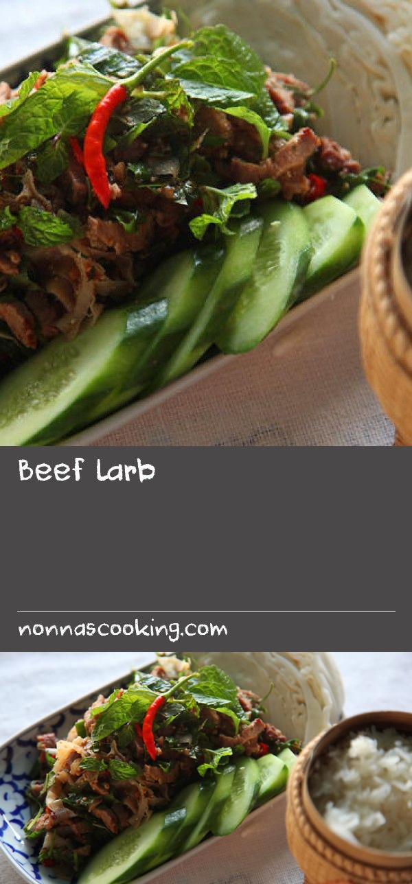 Beef larb