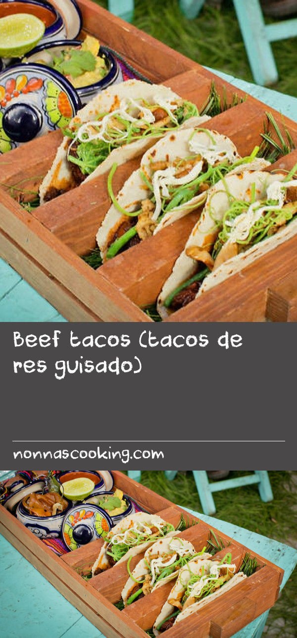 Beef tacos (tacos de res guisado