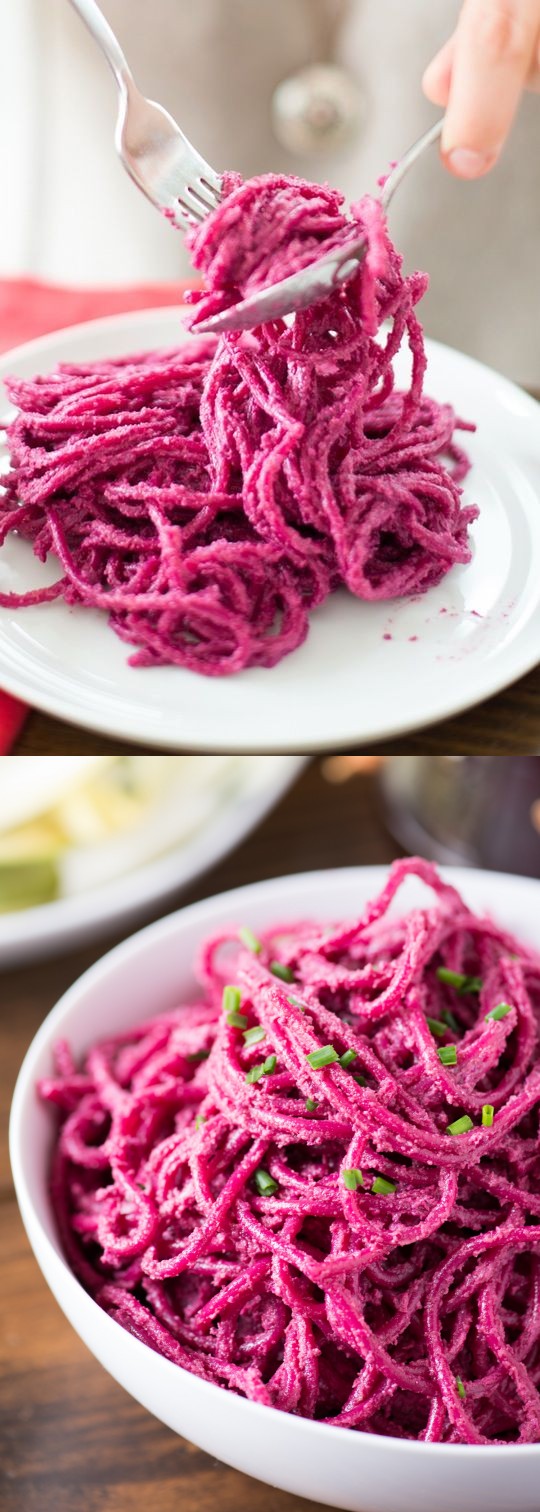 Beet Pesto Pasta