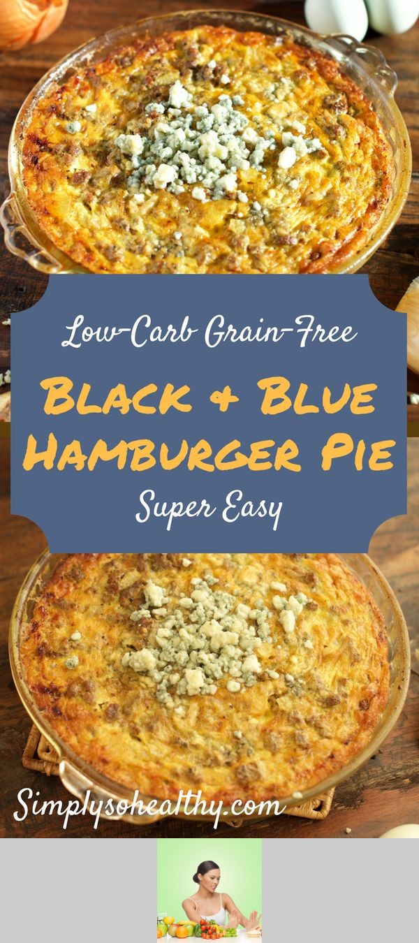 Black and Blue Hamburger Pie