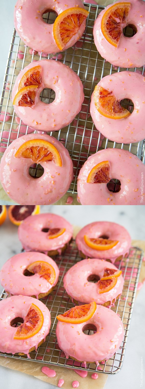 Blood Orange Donuts