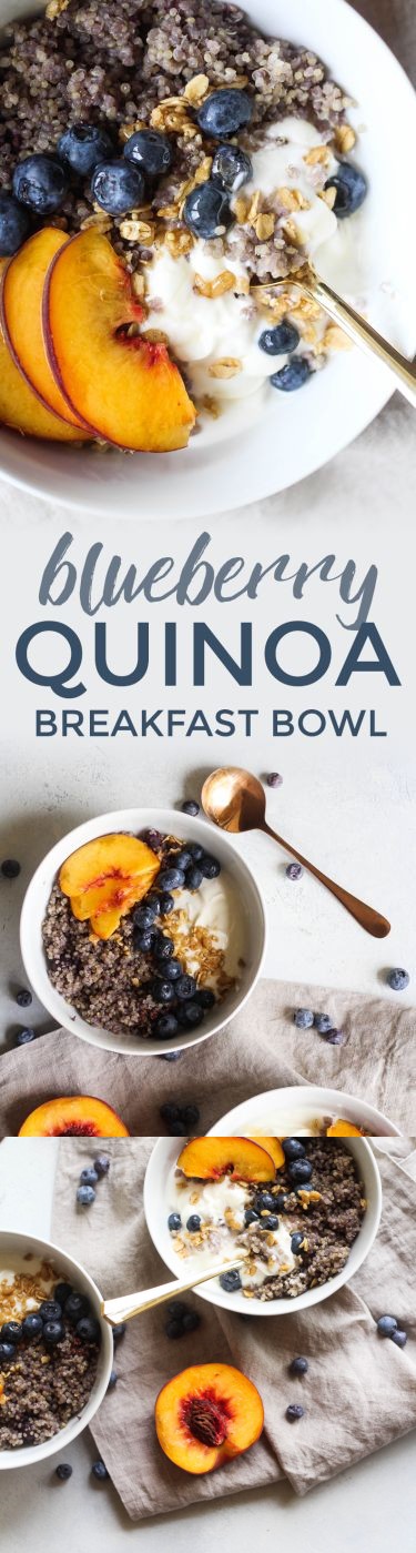 Blueberry Quinoa Breakfast Bowls