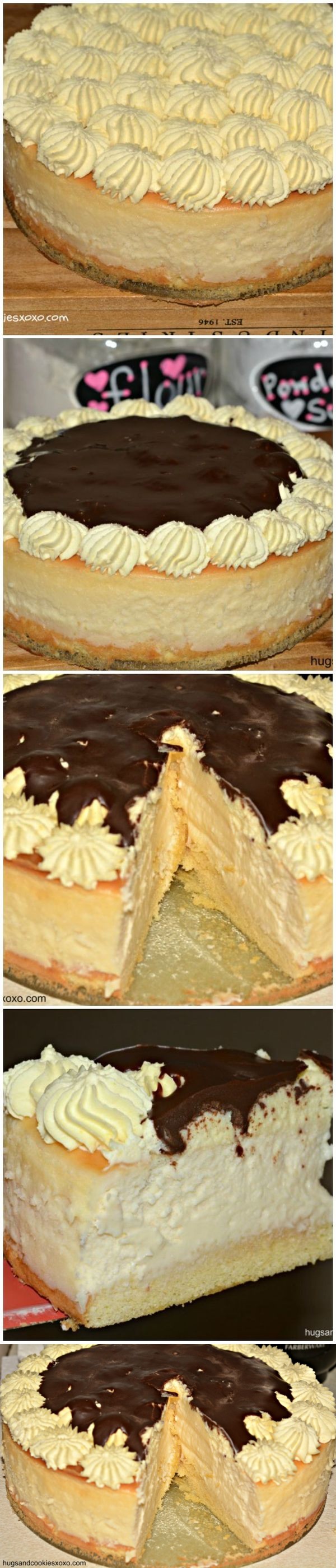 Boston Cream Pie Cheesecake