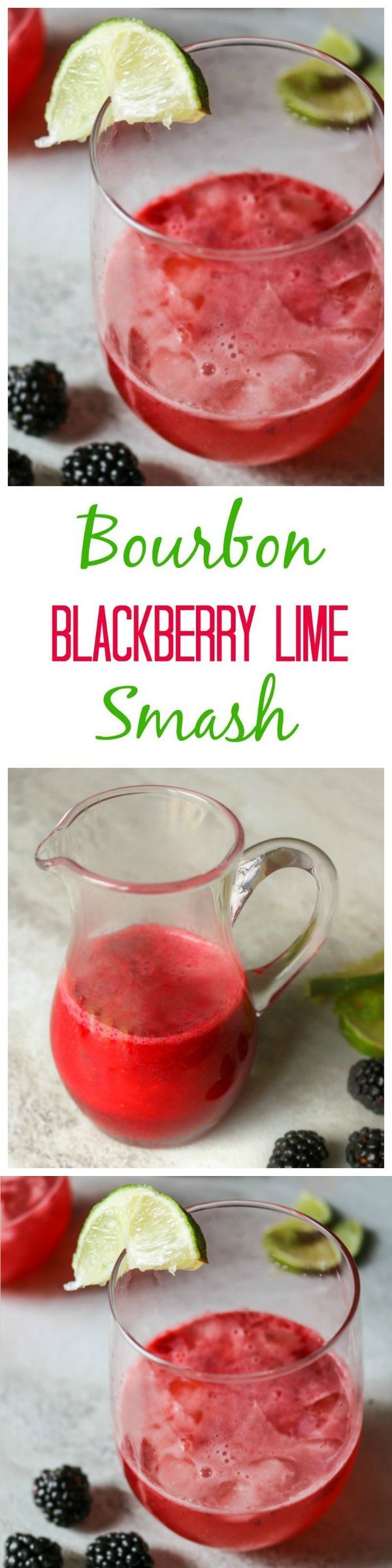 Bourbon Blackberry Lime Smash