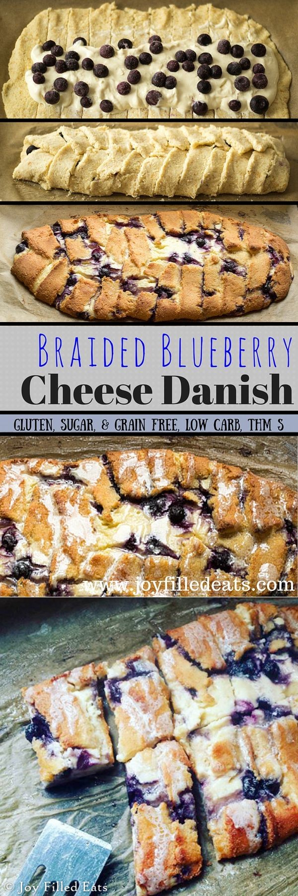 Braided Blueberry Cheese Danish