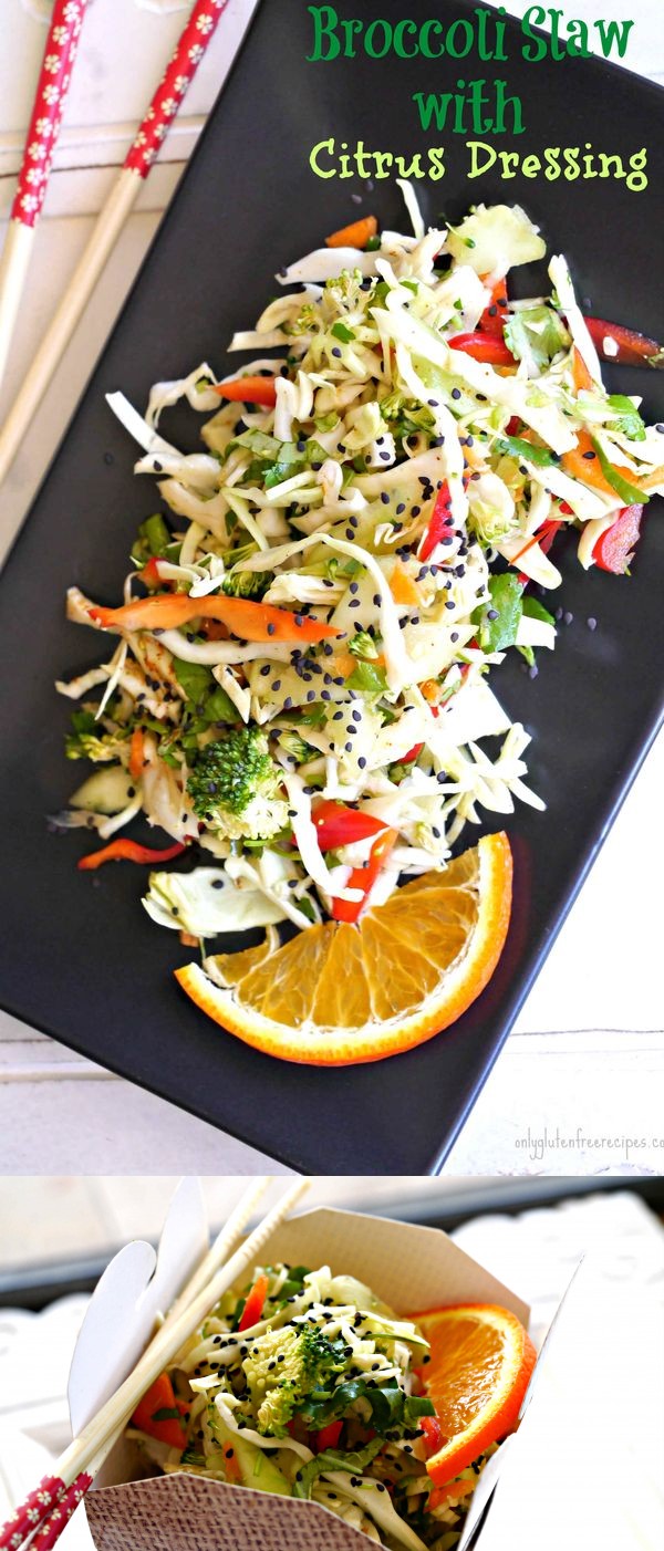 Broccoli Slaw with Citrus Dressing