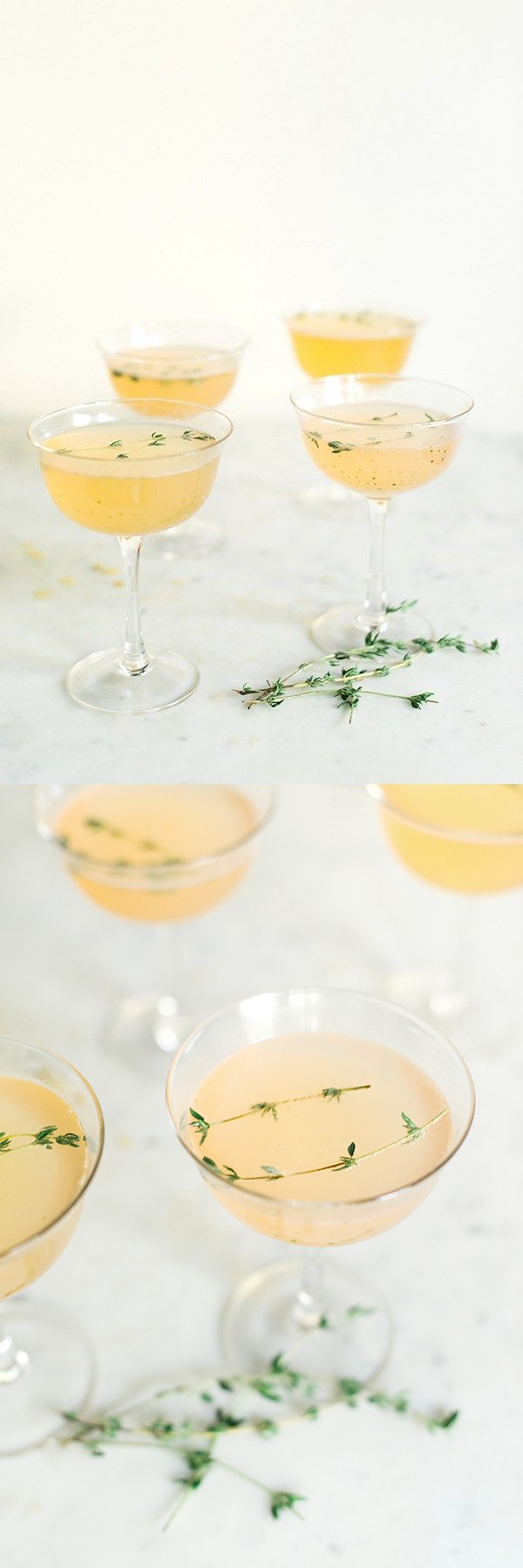 Bruleed Grapefruit & Gin Fizz