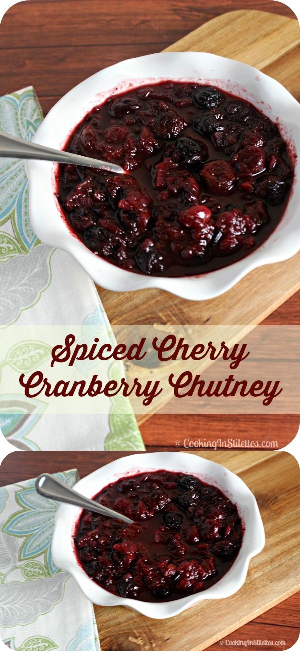 b]Spiced Cherry Cranberry Chutney [/b