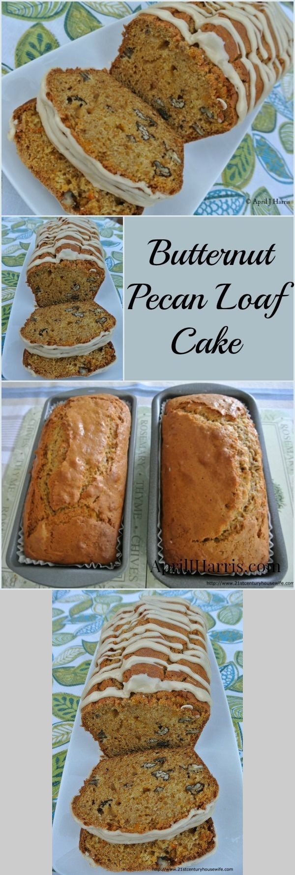 Butternut Pecan Loaf Cake