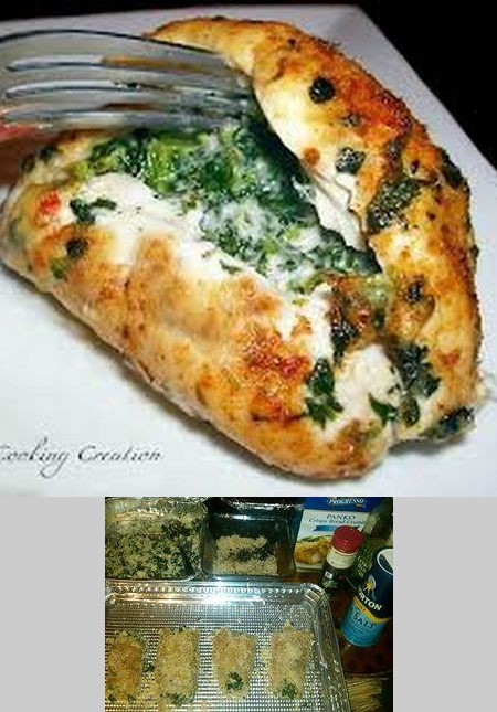 Cajun Chicken Stuffed With Pepper Jack Cheese & Spinach