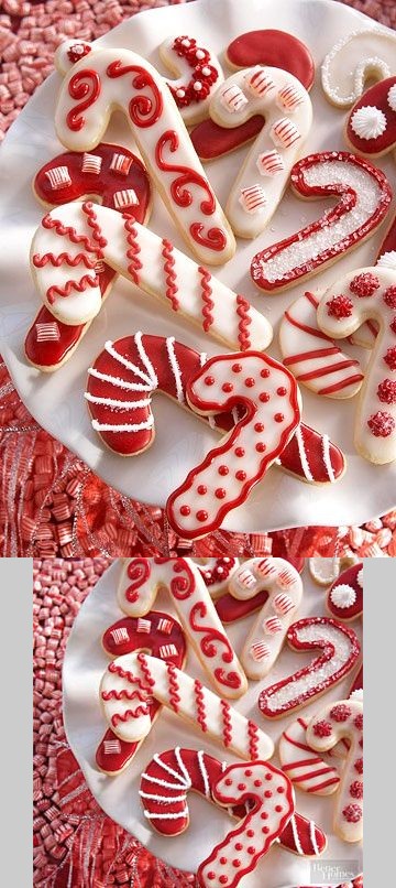 Candy Cane Sugar Cookies