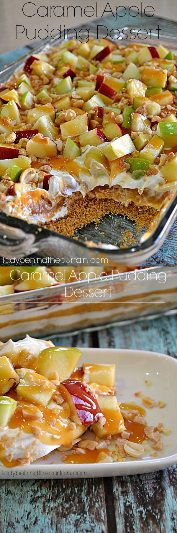 Caramel Apple Pudding Dessert