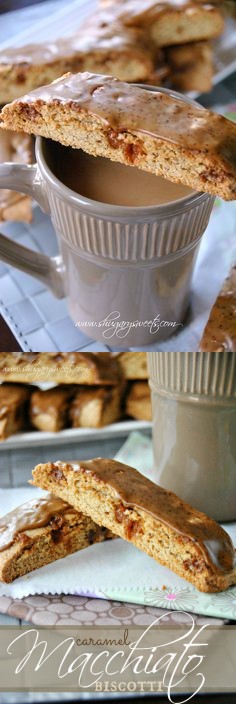 Caramel Macchiato Biscotti