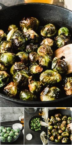 Caramelized Cider Roasted Brussel Sprouts