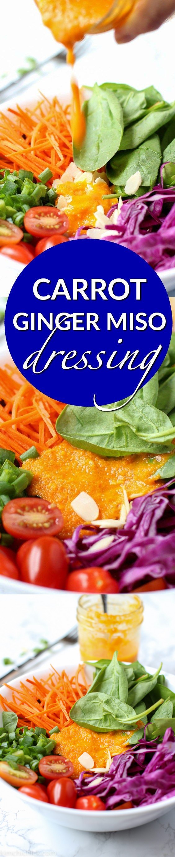 Carrot ginger miso dressing