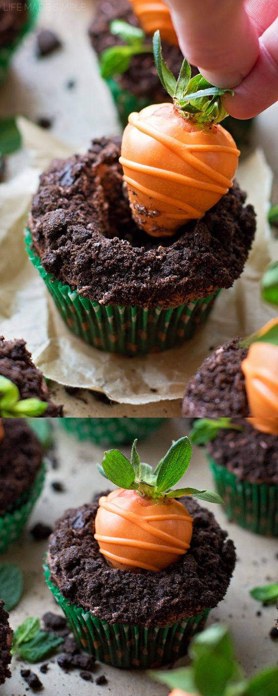 Carrot Patch Cupcakes