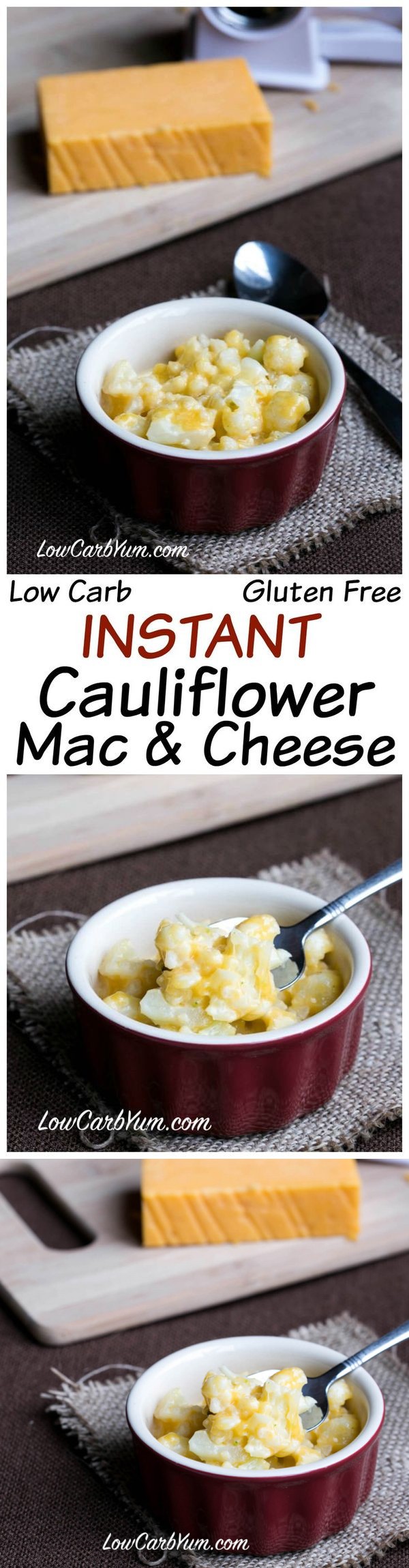 Cauliflower Mac and Cheese in 4 Minutes