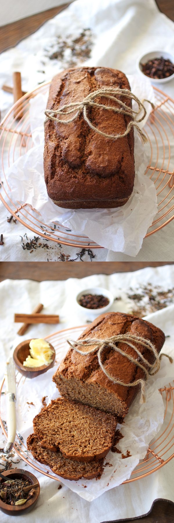 Chai-Spiced Wholewheat Banana Bread