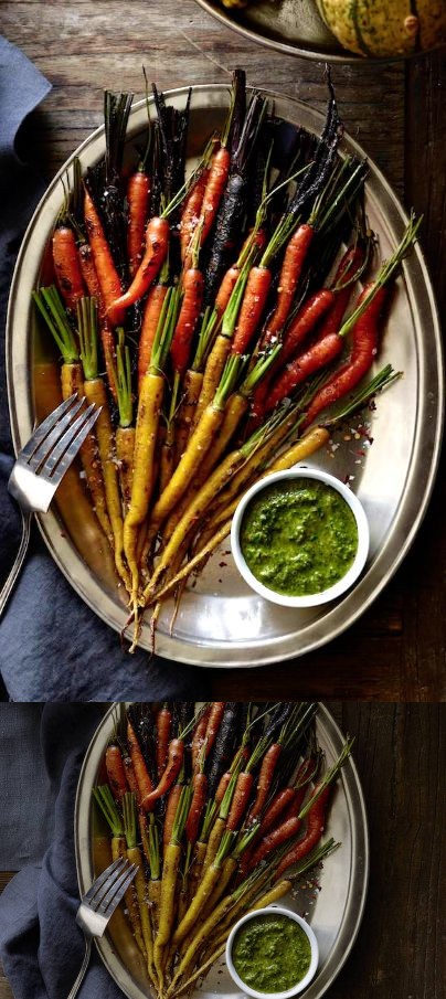 Charred Carrots with Herbs