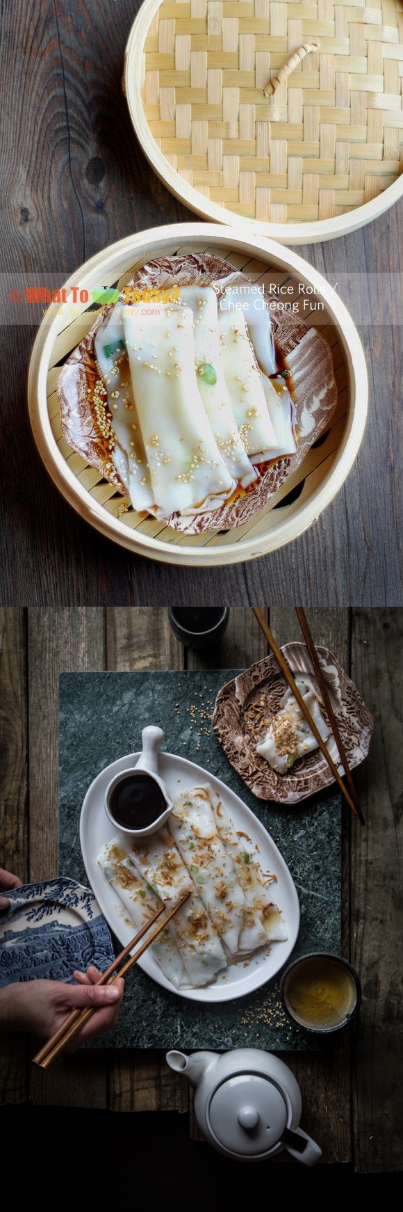 CHEE CHEONG FUN / STEAMED RICE ROLLS (8-10 rolls