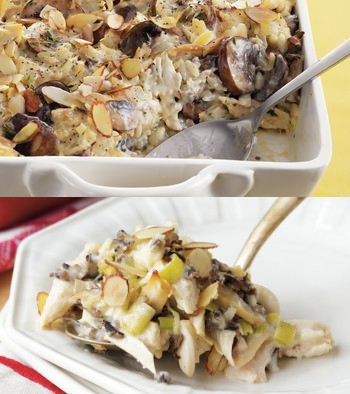 Cheesy Chicken and Wild Rice Casserole