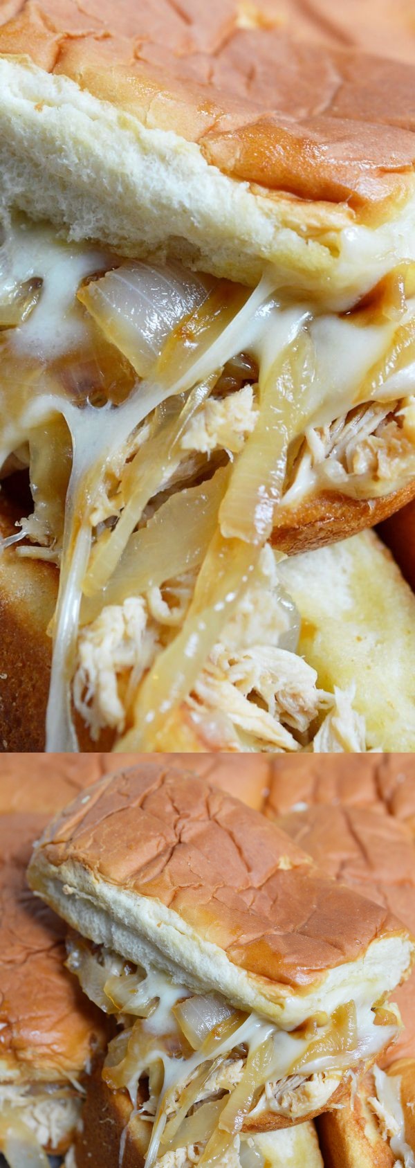 Cheesy French Onion Chicken Sandwiches