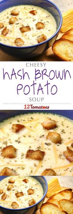 Cheesy Hash Brown Potato Soup