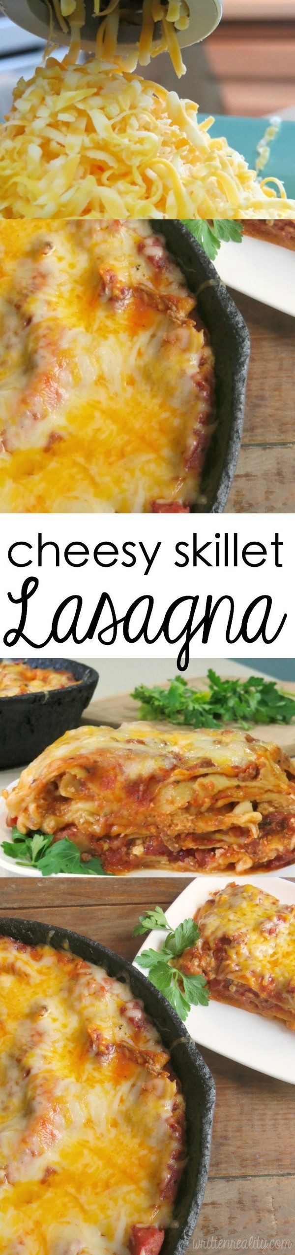 Cheesy Lasagna Skillet